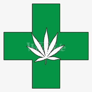 Pot Green Cross Hemp Leaf - Legalize #9258235