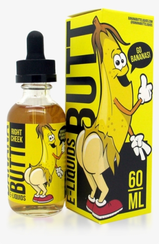 Right Cheek E-liquid By Banana Butt - Banana Butt Vape Juice #9258275