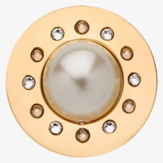 Nikki Lissoni In The Middle Small Gold Plated Coin - Circle #9258565