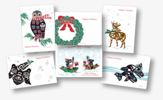 Northwest Native Holiday Shotridge Boxed Theme Tlingit - Illustration #9258806