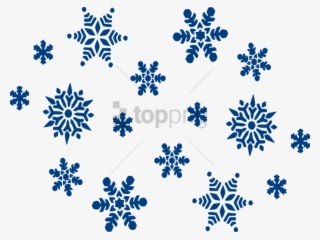 Free Png Download Copos De Navidad Png Images Background - Blue Snowflakes Clipart #9259101