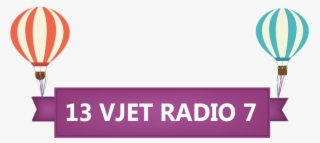 13 Vjet Radio 7 Slider Baner - Hot Air Balloon #9259290
