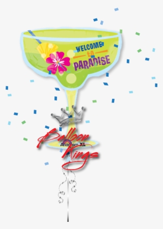 Margarita Paradise Glass Margarita Paradise Glass - Wine Glass #9259465