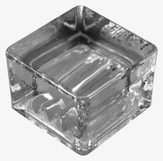 Solid Square Glass Paver Clear - Cosmetics #9260518