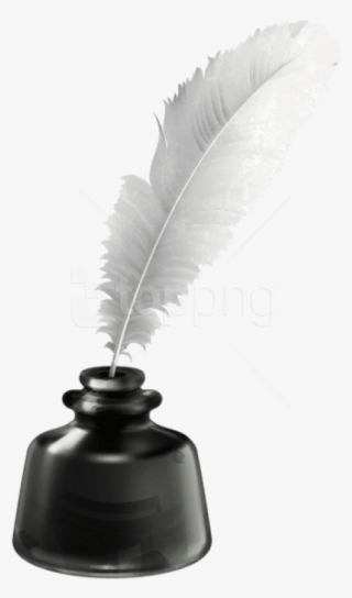 Free Png Download Quill And Ink Potvector Clipart Png - Transparent Background Feather Pen #9261587