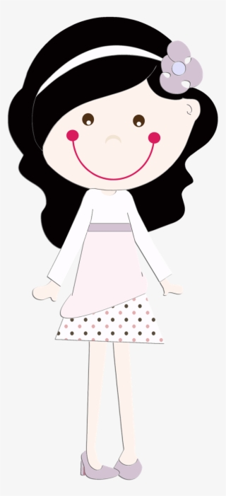 Stick Figure - Bonequinha De Cabelo Preto #9262899