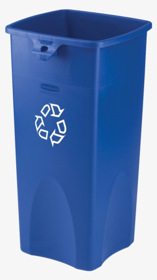Rubbermaid® Untouchable® Square Recycling Container - Waste Container #9263513