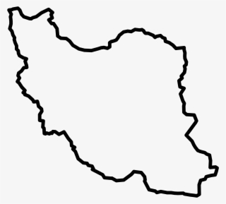 Open - Iran Map Vector Png #9263905