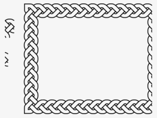 Rectangle Outline Cliparts - Celtic Knot Square Border #9263951