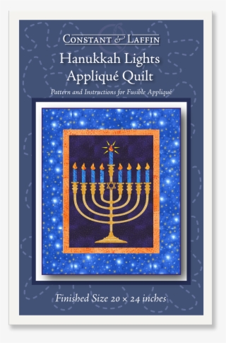 Hanukkah Lights Pattern Cover - Hanukkah #9264024