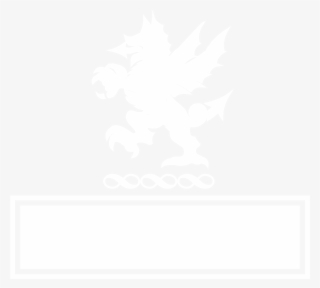 Brains Brewery Logo Black And White - Johns Hopkins White Logo #9264261