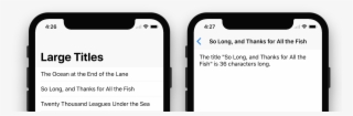 Many Apps Today Prefer Custom Styling To The Default - Prefer Large Title Ios #9265229