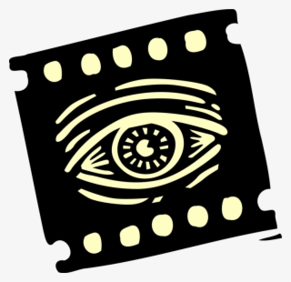 Vector Illustration Of Filmstrip Transparency With #9265964