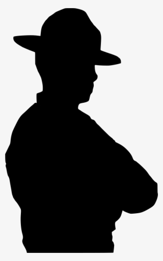 Download Png - Park Ranger Silhouette #9266393