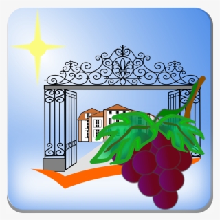 Wine Growing Estate Icon-fr - Illustration #9266531