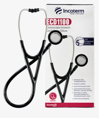 Estetoscópio Incoterm Cardiológico Deluxe Ecd1100 Incoterm - Stethoscope #9268685