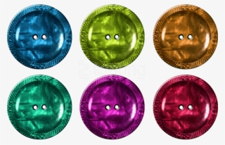 Free Png Material Round Cloth Button With 2 Hole Png - Paper Barrels #9269342