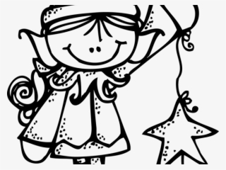 Elf Clipart Arm Source - Duendes Navideños Para Colorear #9269378