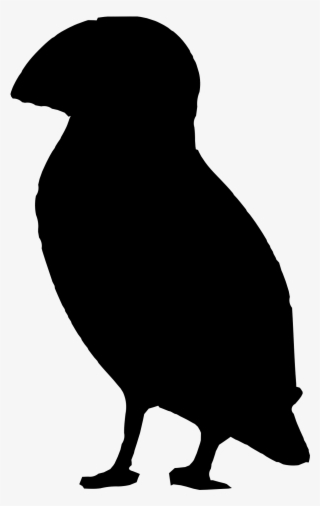 Beak Clipart Puffin - Puffin Silhouette #9269518