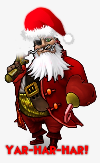 I May Be Wrong But If You Change The Pirate Gear And - Pirate Santa Transparent Png #9269692