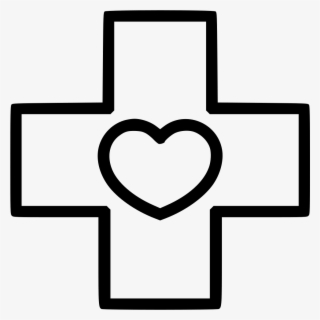 Healthcare Medicine Cross Heart Hospital Svg Png Icon - Health Care #9270161