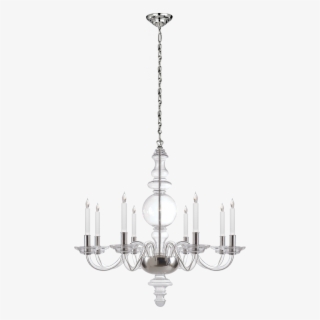 King George Grande Round Chandelier In Crystal W - Chandelier #9270557