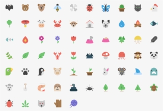 Animals And Nature Icons - Apple October Event 2018 Invitation #9270631