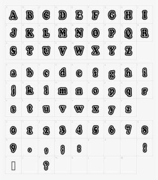 Polka Letter Stamp Font - Nutella Font #9270823