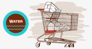 Cart Filled With Water - Shopping Cart #9271498