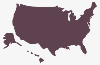 Estados Unidos - Silhouette United States Map Vector #9271841