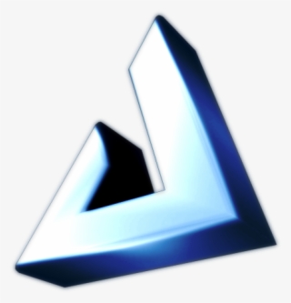 Both Text And Logo Were Made Under 3ds Max And Rendered - Triangle #9272184