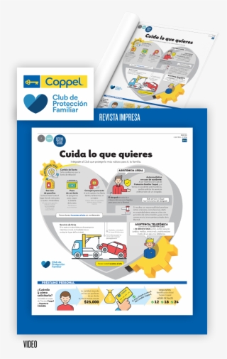 Página Infográfica Y Su Versión En Vídeo Para Redes - Coppel #9272562