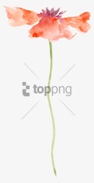 Free Png Transparent Watercolor Painting Flower Png - Flower Painting Watercolor Transparent #9272875