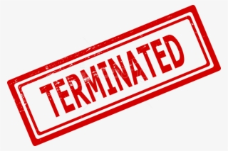 Free Png Terminated Stamp Png - Rejected Transparent Background #9273203