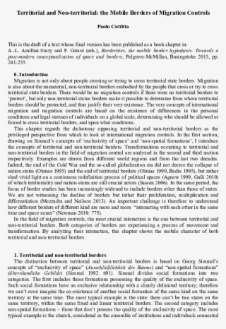 Territorial And Non-territorial - (page 5) #9273387