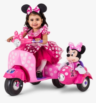 Disney Minnie Mouse Happy Helpers Scooter With Side-car - Minnie Mouse Helper Scooter #9273482
