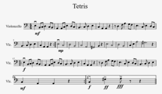 Tetris Theme A For Cello Sheet Music For Cello Download - Lord I Need You Scores #9273617