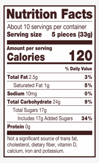 Tootsie Fruit Chews Assorted Fruit Flavored Rolls, - Nutrition Facts #9273618