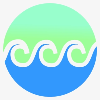 Waves Gradient Beach - Gambar Ombak Logo #9275862