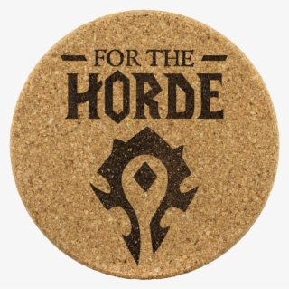 World Of Warcraft "for The Horde" Cork Coaster 4pc - Horde Shirt #9276344