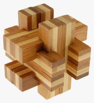 Bamboo Wood Puzzle - Wooden Puzzle Cross #9276553