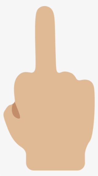 Emoji U1f595 1f3fc - Emoji Dedo Do Meio #9276634