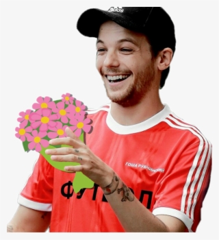 Louistomlinson Louis Tomlinson Edit Flores Onedirection - Soccer Player #9277033