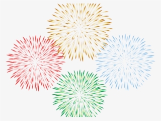 Fireworks Clipart Clear Background - Transparent Firework Clipart #9277678
