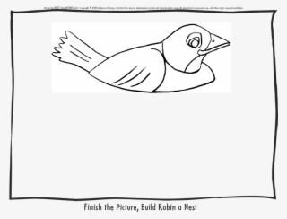 This Is The Nest That Robin Built-finish The Picture - Sketch #9277885