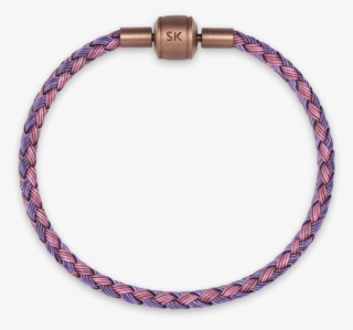 Stainless Steel Light Dark Purple Bracelet 14cm Yzc005 - Bracelet #9277998