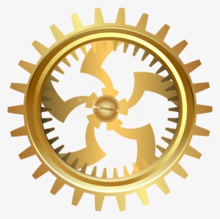 Free Png Download Gold Gear Clipart Png Photo Png Images - Animated Digital Clock Free #9278085