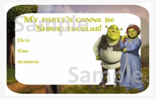 Shrek Invitation Free Pdf Download - Birthday Card Invitations Shrek #9279288