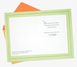 White Lily Religious Easter Card - Document #9279296