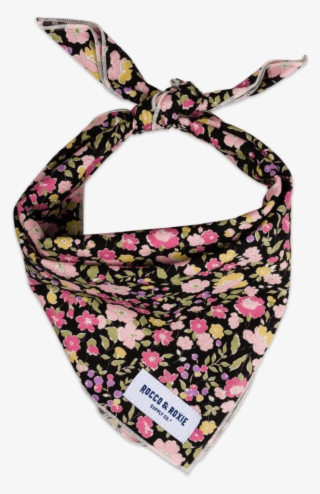 Black Floral - Scarf #9279460